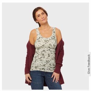 Duluth Trading Co Women's No-Yank Shelf Bra Tank size XL